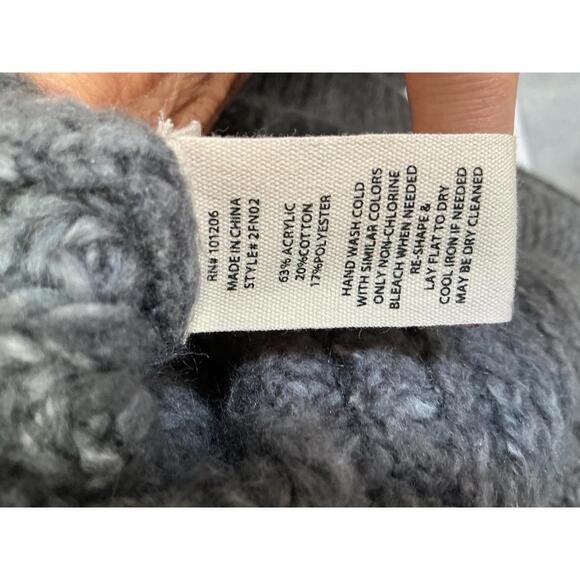 Soft Surroundings Women's Gray Knit Button-Up Cardigan Sweater Coat - Picture 9 of 9